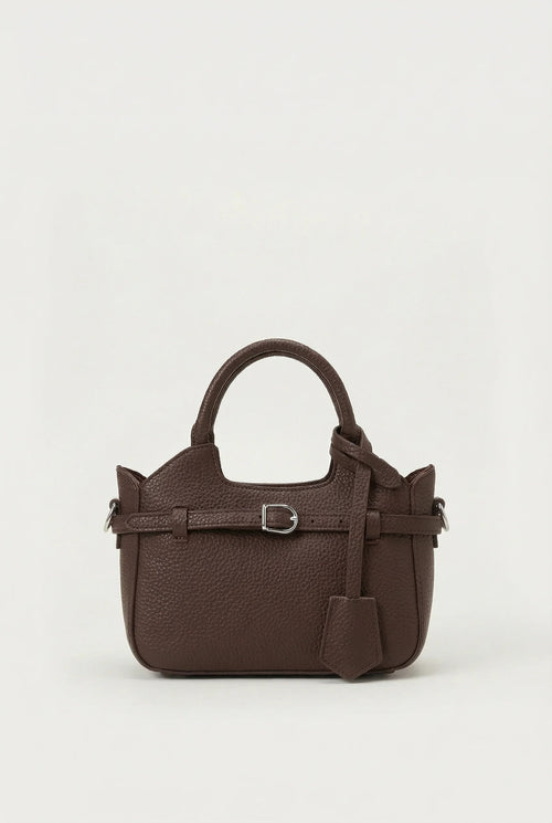 Siyah Kadın Toka Detaylı El ve Çapraz Çanta